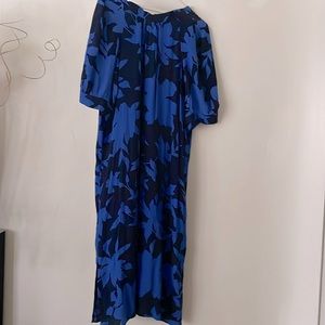 Anthropologie blue dress